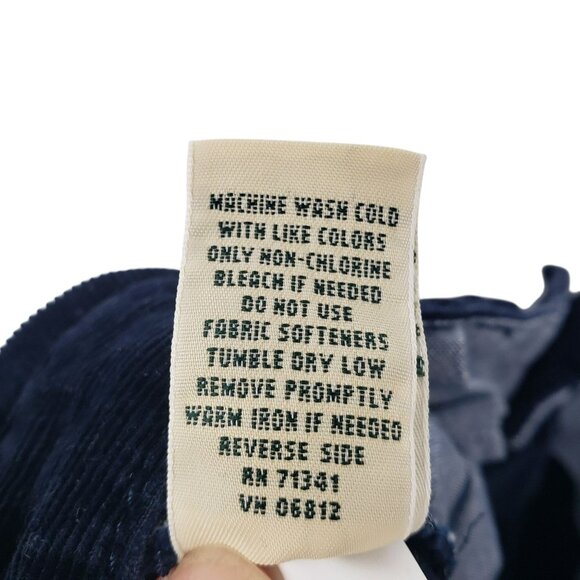 LL Bean Navy Blue Corduroy Pants Favorite Fit Womens 8 MT - Picture 12 of 12